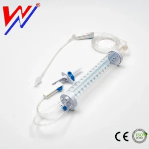 Set de Infusión de bureta IV microgotas