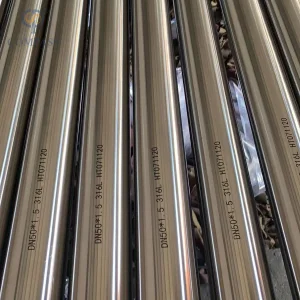 Sanitary Stainless Steel SS304 38.1mm Round Seamless Tube with Mirror Polish