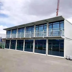 Container Modular Shelters Prefab on-Site Container Office Building