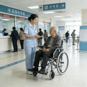 Customizable Heavy-Duty Transport Chair for Elderly with 18"Ergonomic Seating, Adjustable Armrest &amp; Legrest
