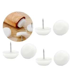 White Plastic Nylon Glides