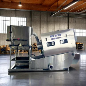 Durable Screw Press Featuring SS316L Components and Siti Reducer System