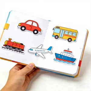 Cardboard Busy Book for Toddlers
