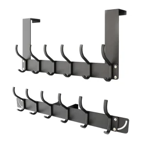 Folding Stainless Steel Coat Organizer Rack