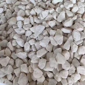 White Pebble Stone Fragment for Garden Landscape Decoration Outdoor Project