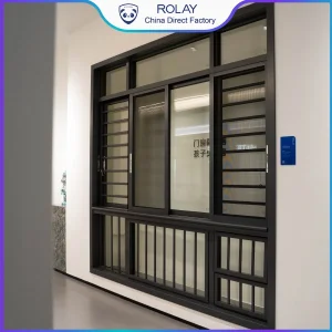 Durable Slim Frame Anti-Falling Secure Structure Strong Locking Track Aluminum Sliding Window