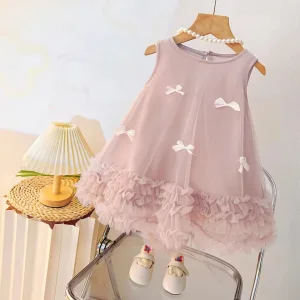 Mesh Bow Dress