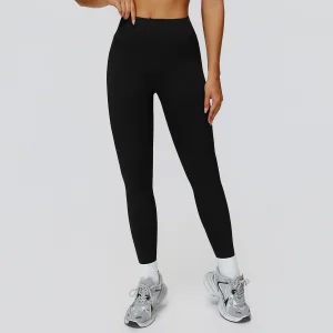 Legging de Yoga de Cintura Alta Forrada de Fleece para Esportes ao Ar Livre, Corrida e Fitness