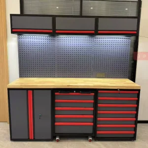 Heavy Duty Garage Storage Tool Cabinets Workbench Workstation