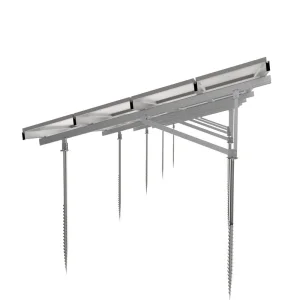 Durable Anodized Solar Panel Ground Mount for Any Climate