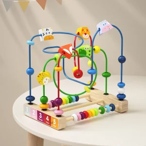 Wooden Animal Bead Maze Toy