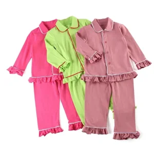 Christmas Classic Kid′ S Sleepwear, Children′ S Solid Knit Clothing, Pajama Set, Family Pyjamas, Pajama