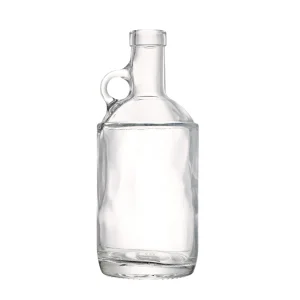 Wholesale 750 ml liquor glass bottle with handle