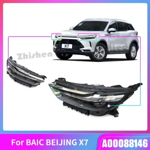 Baic Auto Spare Part Auto Accessory Car Spare Part for X7 Front Combination Lamp Assembly Front Bumper Headlights High and Low Beam Headlights LED Lighting