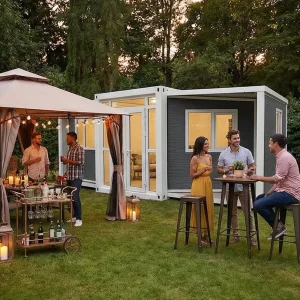 Multi-Room Expandable Container House