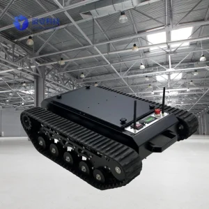 Programmable Tracked Robot Chassis with Multiple Sensor Ports for Robotics Research Labs