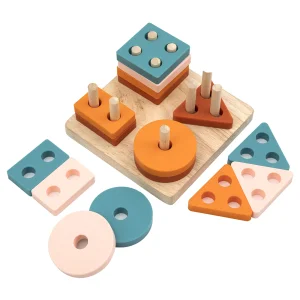 Montessori Shape Recognition Stacker
