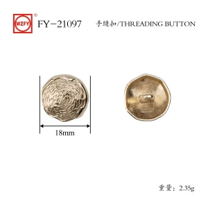 Buy FY-21097# Threading Button for Sewing Vintage Buttons,for Blazer,Suits,Sport Coat,Uniform,Jacket Company, Exporter