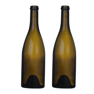 Wholesale 750 ml Liquor Glass Bourgogne Marquise Wine Bottles Manufacturer, Manufacturers