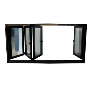 Stylish Thermal Break Bi-Folding Aluminum Windows for Modern Balcony Spaces