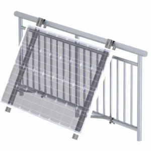 High Quality AL6005-T5 Anodized Solar Mounting System for Balcony Home Solar Panels with 25-Year Service Life