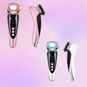 Ms Hot &amp; Cold Facial Massager with Red &amp; Blue LED Photon