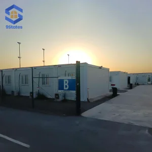 Container Prefabricado Completo para Alojamento de Trabalhadores no Exterior