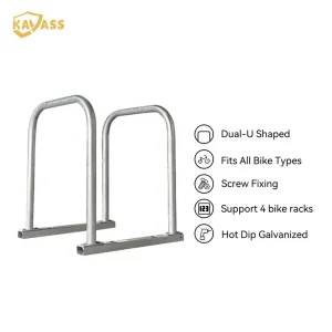Custom KAVASS Dual-U Toast Bike Rack