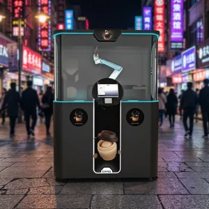 LE VENDING LE920A with MDB Protocol  Robot Barista Commercial Bean to Cup Coffee Vending Machine with   Fresh Milk Frothing