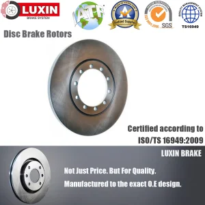 One-Piece Solid Brake Rotor for Ford