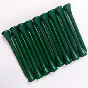 Gold Golf Tees - Custom Wood Golf Tee Holder