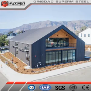Prefabricated House Steel Structure Workshop Kits Prefab Storage Warehouse Exhibation Building