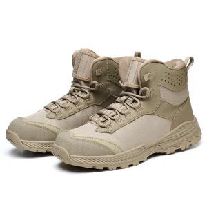 Jyk35high Top Waterproof Windproof and Sandy Rock Climbing Shoes Outdoor Hiking Boot