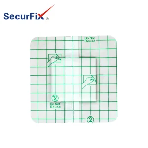 Surgical Waterproof Breathable Wound Dressing 10cm*10cm Transparent Island Dressing Wound Plaster
