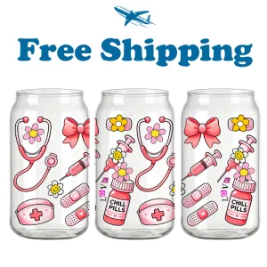 Medical Theme UV DTF Decal Sticker