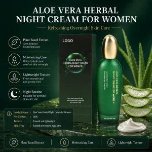 Aloe Vera Night Cream Soothing Moisturizer