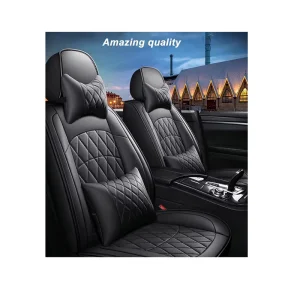 Waterproof 5D Leather Car Seat Cover