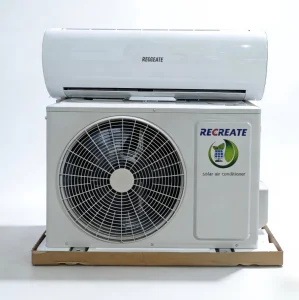 Saving Power 90% Acdc on Grid Solar Air Conditioner