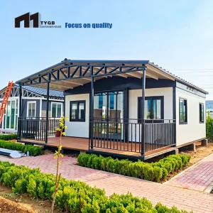 Galvanized Steel Two Layer Double Wing Container House