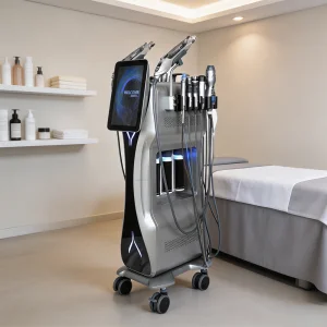 12 in 1 High Quality Hydra Beauty Facial Machine Oxygen Deep Clean Dermabrasion Skin Care Machine for Face With Us & It Plugs