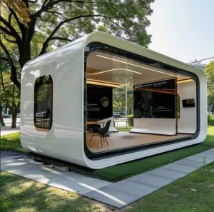 Apple Pod House Outdoor Ecological Luxury Prefabricated Capsule