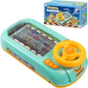 Musical Steering Wheel Toys - CPSIA CPC ASTM Certified Eco-friendly Toddler Simulated Driving Racing Game for Boys 4-6