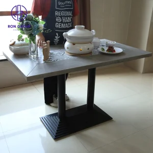 Wholesales Price Ceramic Dining Table Furniture Outdoor Rectangle Table for Hotel Restaurant Wedding