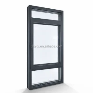 Aluminum Casement &amp; Awning Windows-Double Glazed Thermal Break for Residential Use Modern Design Whole House Solution