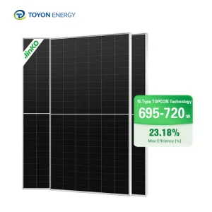 Jinko Good Quality 695W 720W Bifacial Dual Glass Solar Panels