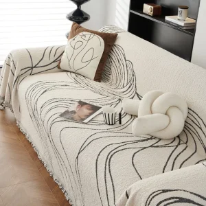 Fine Durable and Stylish Anti Cat Scratch Four Season Universal Two-Sided Sofa Towel Cover