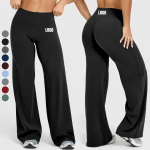 Wholesale Custom High Waist Yoga Flared Pants