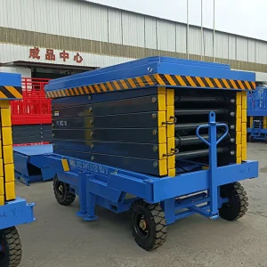 Compact Mobile Lifting and Loading Platform for Logistics and Dock Operations