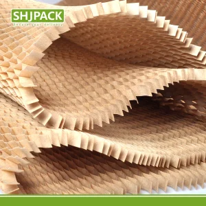 Secure Eco-Shipping Solution: 3D Honeycomb Cushioning Paper + Protective Kraft Stretch Wrap | Biodegradable &amp; Compostable