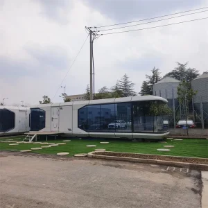 High-End Star Space Capsule Low Price Steel Structure with Toilet Warranty Included